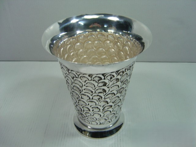 Silver Plated Brass Vase