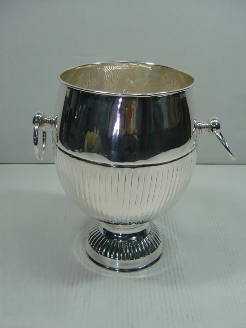 Silver Plated Brass Wine Cooler