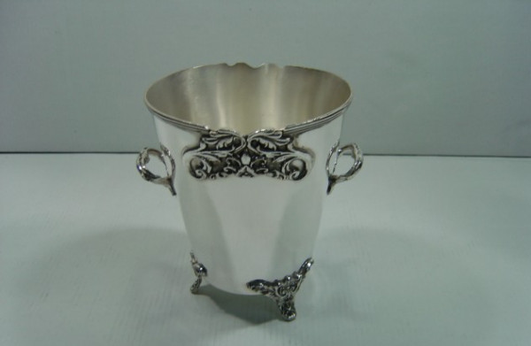 Image of Silver Plated Brass Wine Cooler