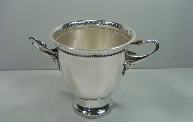 Silver Plated Brass Wine Cooler