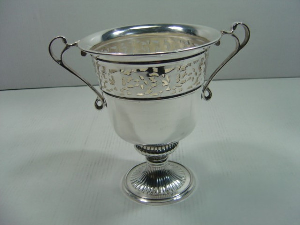 Image of Silver Plated Brass Wine Cooler