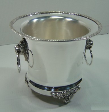 Silver Plated Brass Wine Cooler