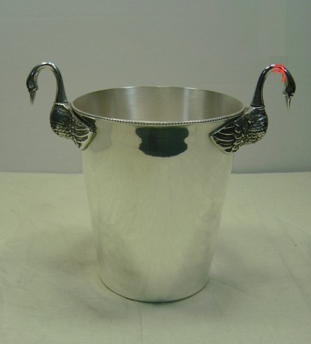 Silver Plated Brass Wine Cooler