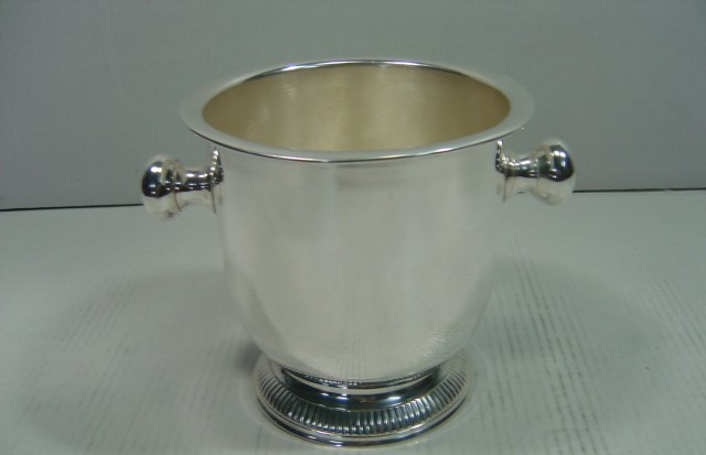 Silver Plated Brass Wine Cooler