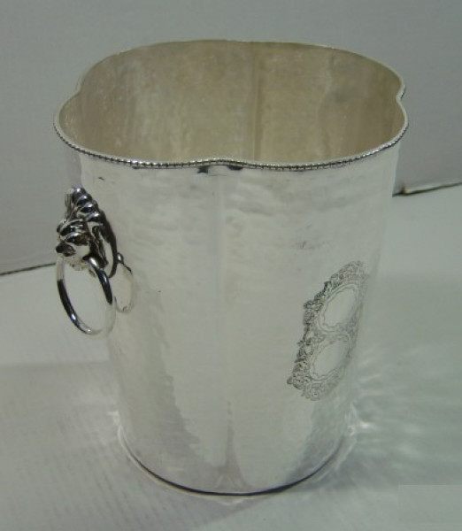 Image of Silver Plated Brass Wine Cooler