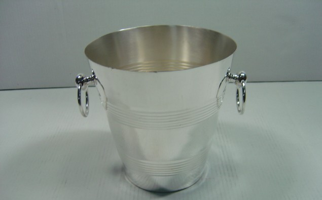 Silver Plated Brass Ice Bucket