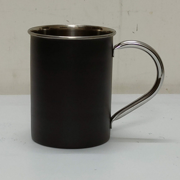 Image of Matt Black Moscow Mule Mug
