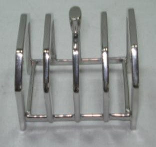Silver Plated Brass Toast Rack