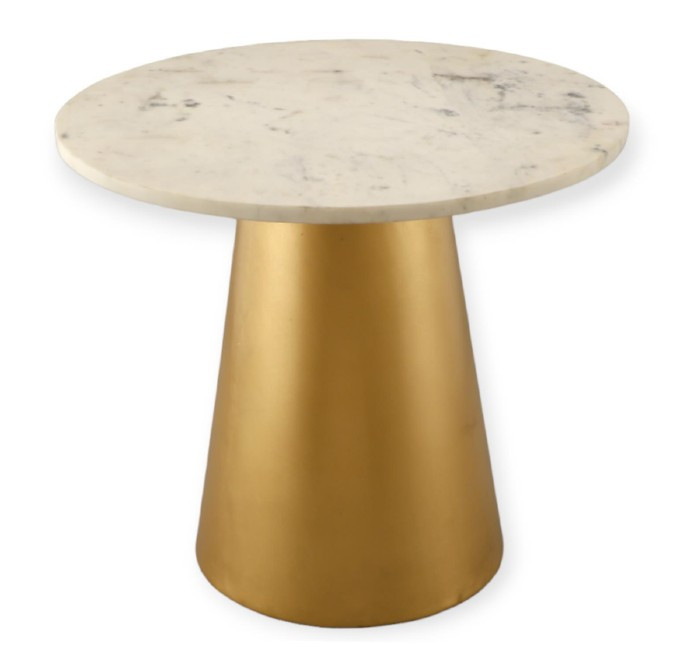 Iron Table With Marble Top