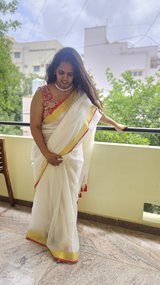 Image of BENGAL MULL COTTON SAREE