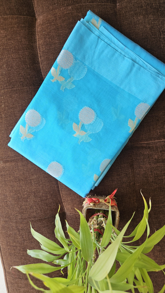 Image of KORA ORGANZA BOOTI SAREE