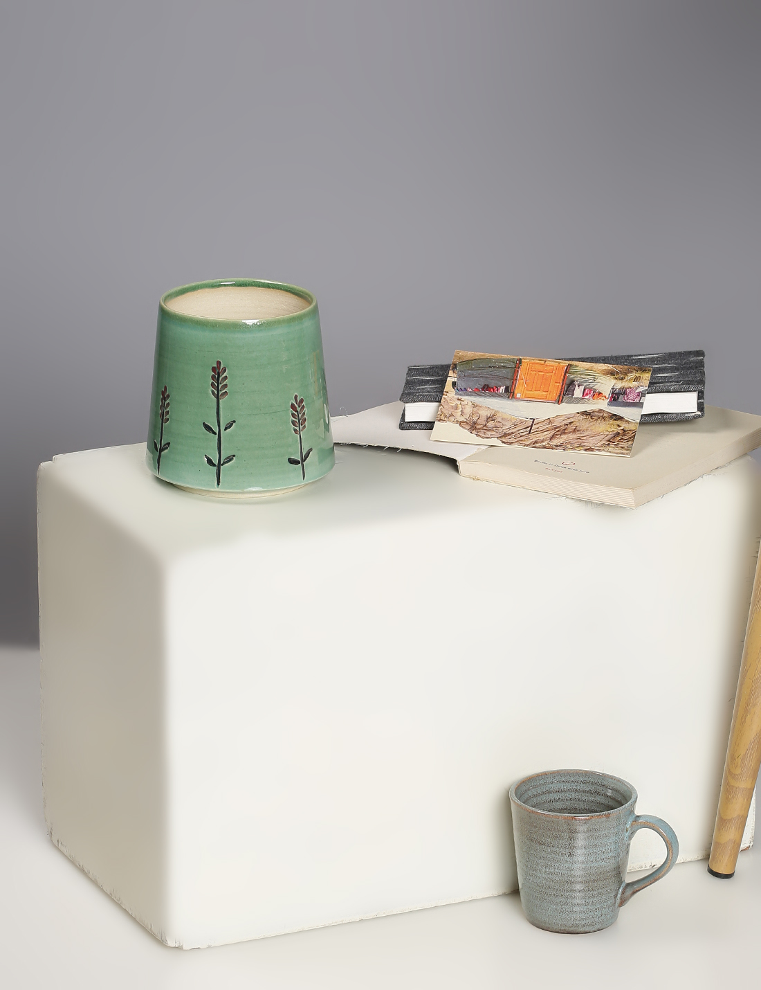 Blossom Green Handmade Ceramic Pot