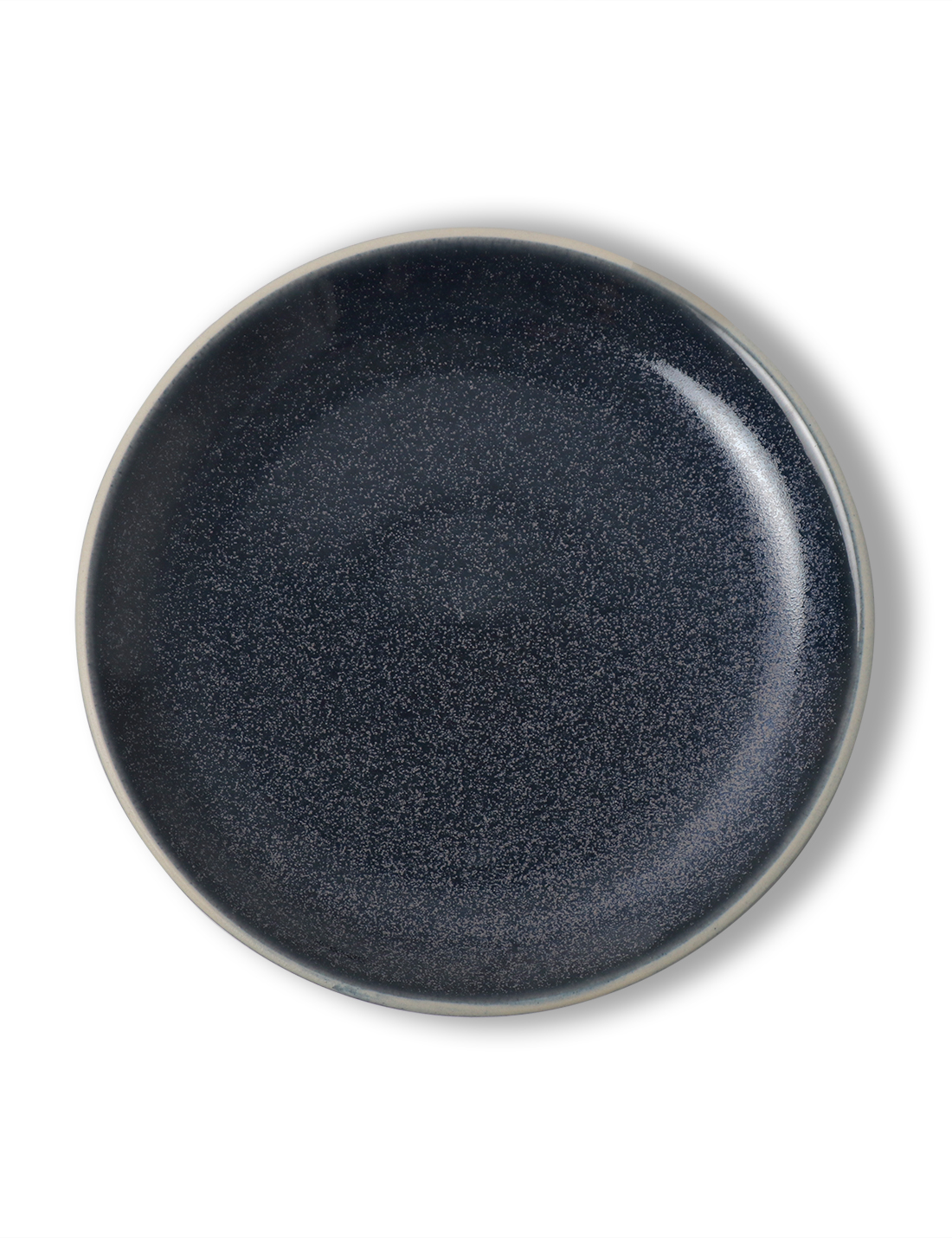Coupe Breakfast Plate  Midnight Blue