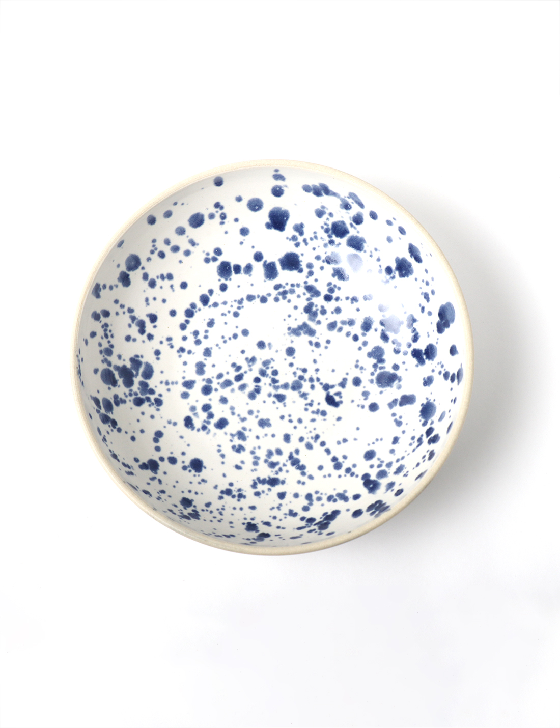 Handcrafted Ceramic White Salad bowl