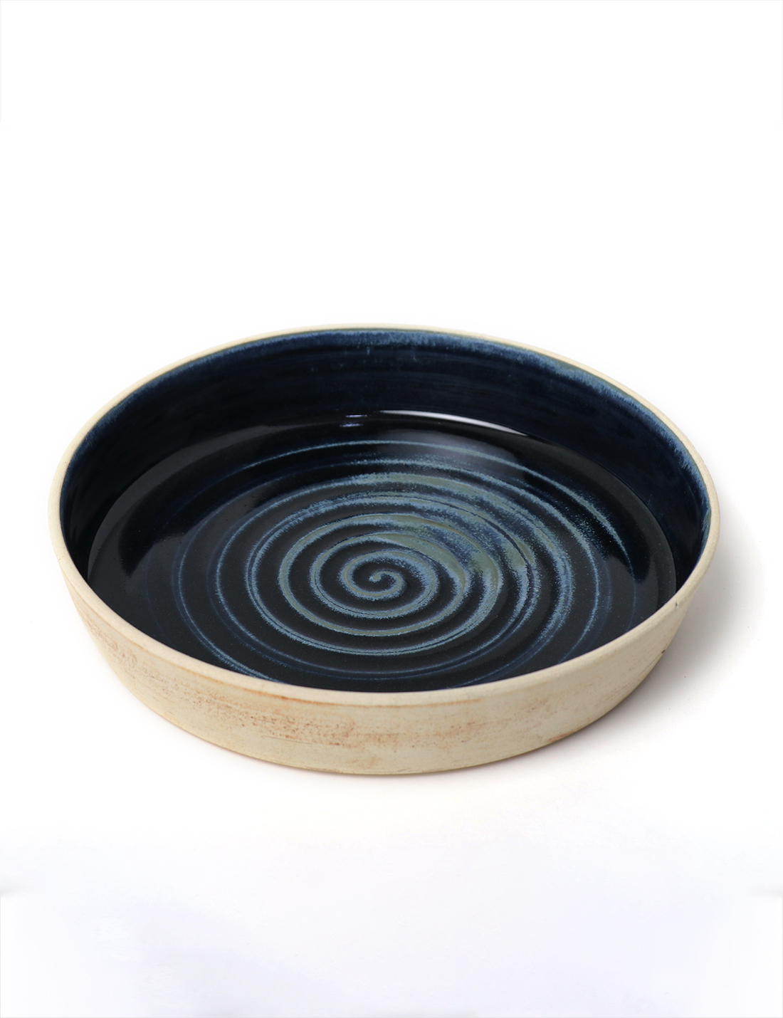 Perfecto - Spiral Pattern Handcrafted Ceramic Pasta plate