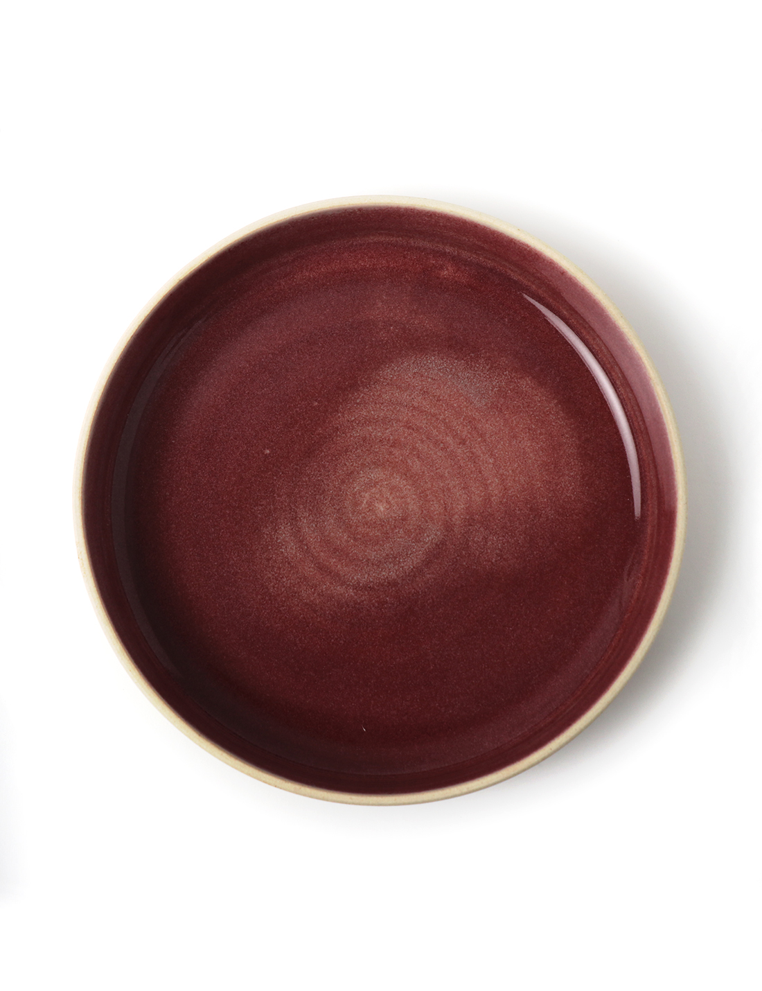 Presley - Handcrafted Ceramic Pasta plate Clowdy Pink