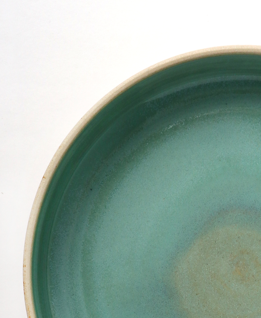 Ceramic Pasta plate Icy Green