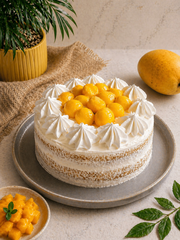 Image of Fresh Mango Truffle Cake