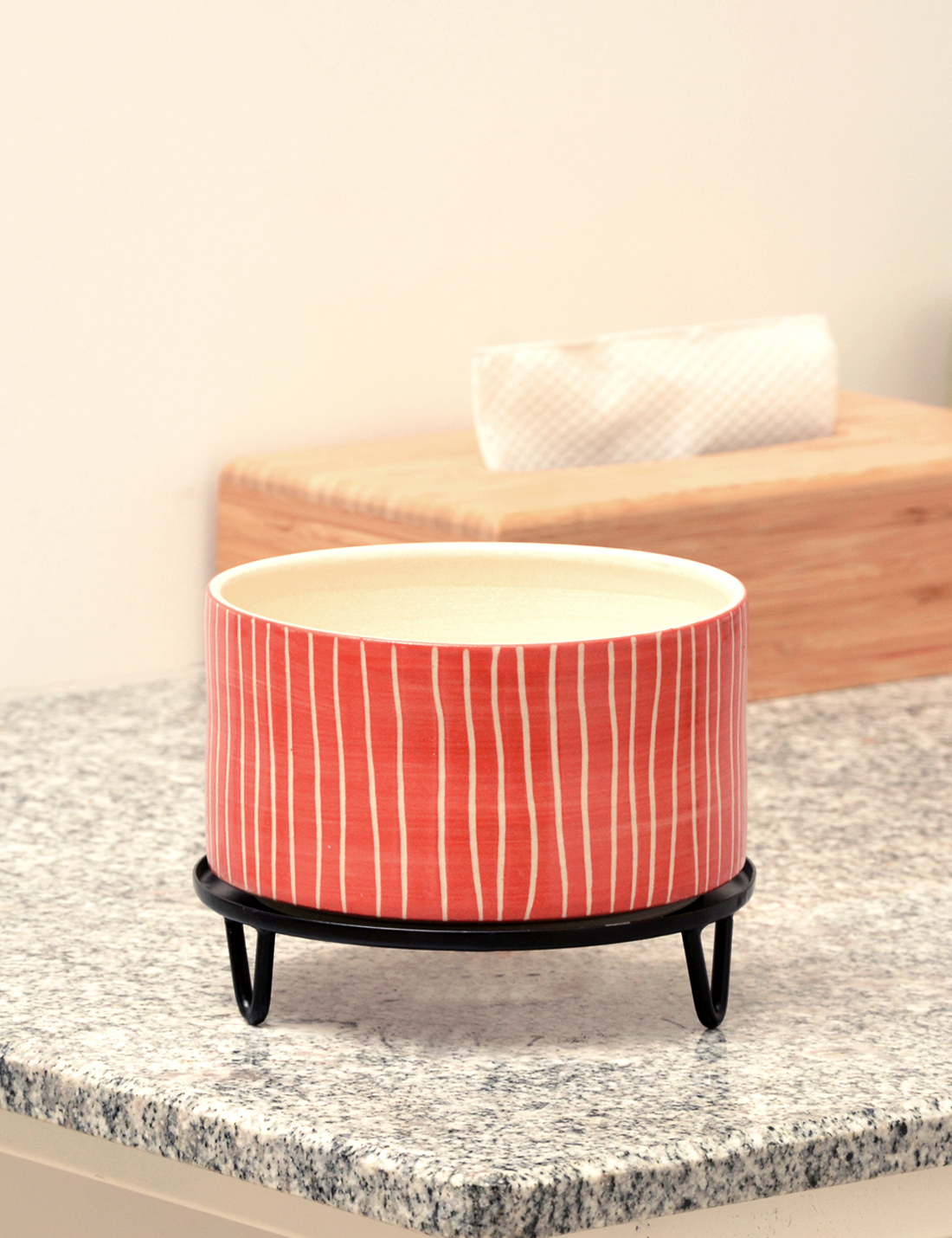 Red Ceramic Pot
