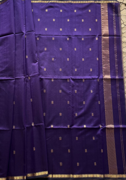 PURPLE MAHESHWARI SAREE