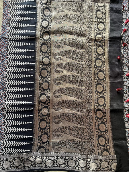 AJRAKH DOLA SAREE #2