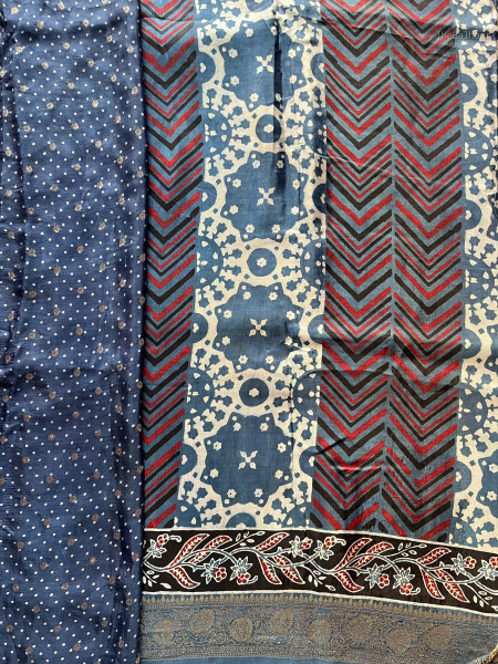 AJRAKH DOLA SAREE #3