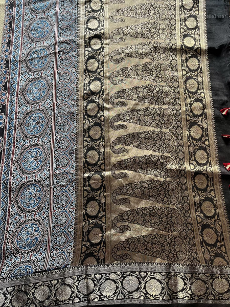 AJRAKH DOLA SAREE #1