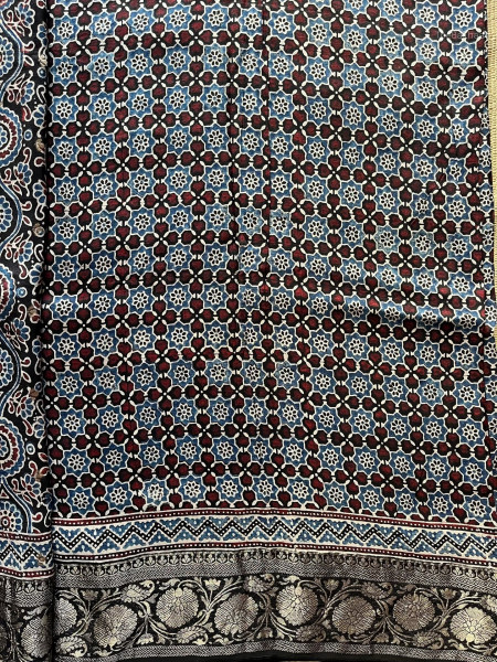 AJRAKH DOLA SAREE #1