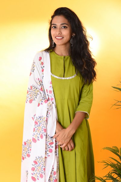 Boota Floral Dupatta