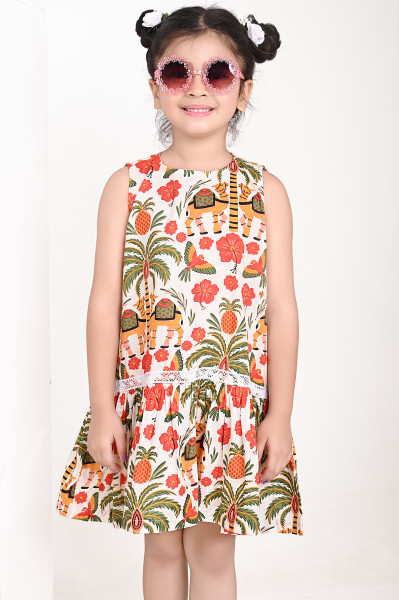 Wild Pleated Dress