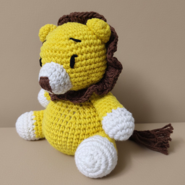 Lion Crochet Toy