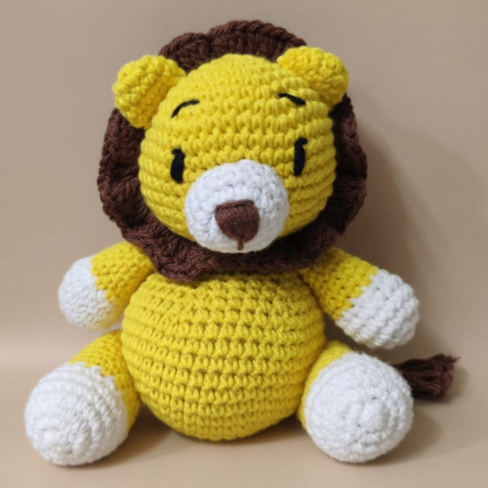 Image of Lion Crochet Toy