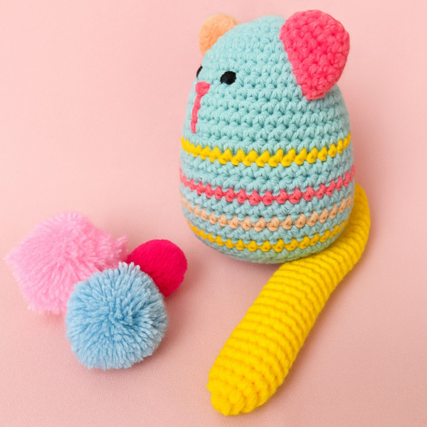 Egg Rattle Crochet Toy
