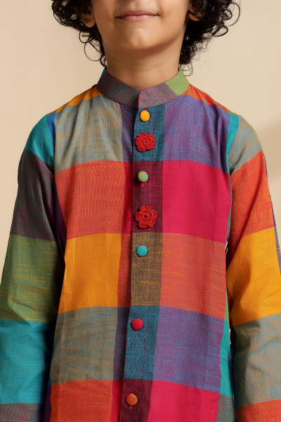 Pea Kurta Set (of 2)