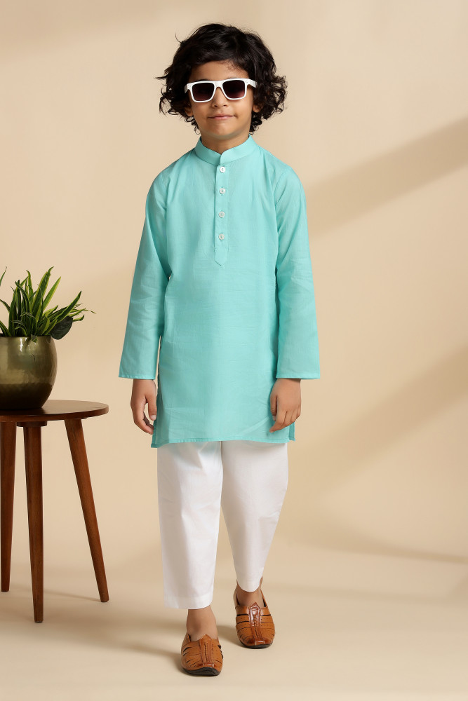 Image of Azul Kurta Set (of 2)