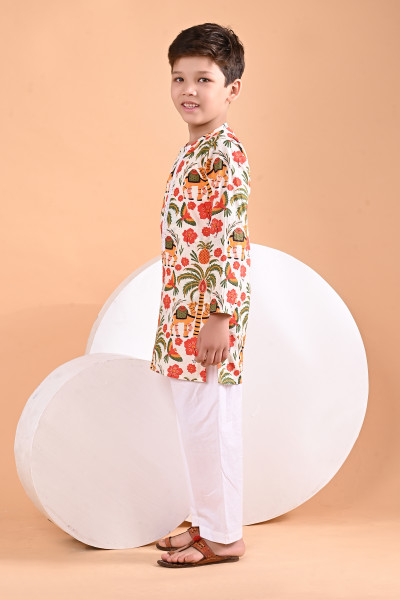 Camel Kurta Set (of 2)