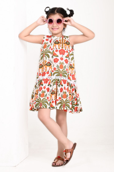 Wild Pleated Dress