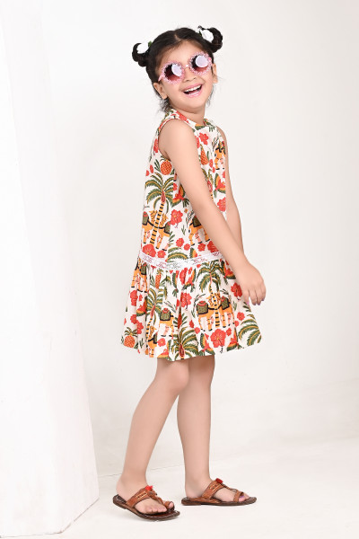 Wild Pleated Dress