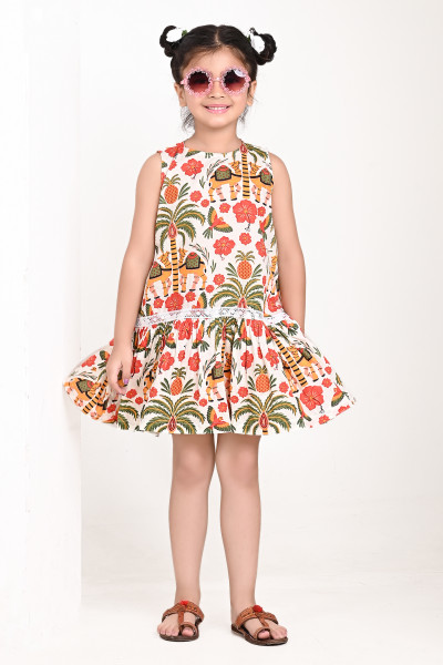Wild Pleated Dress