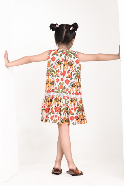 Wild Pleated Dress
