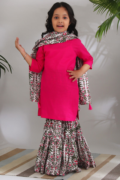 Mughal Sharara Set (of 3)