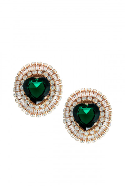 Eleanor Earrings Green