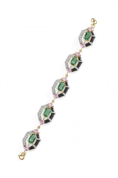 Midnight Bracelet in Sterling Silver