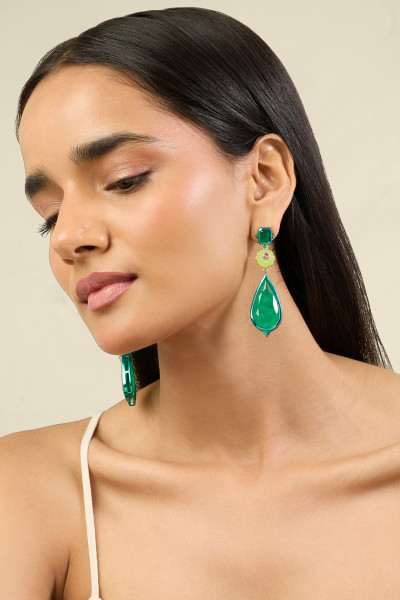 Verdant Whimsy Dangler Earrings