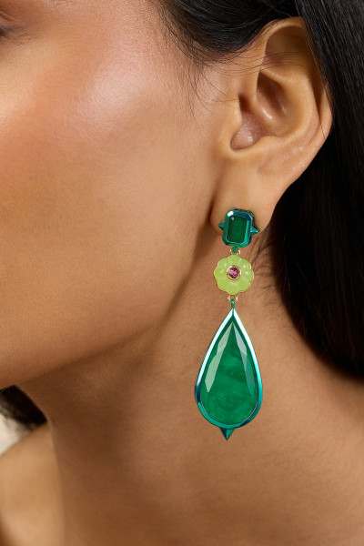 Verdant Whimsy Dangler Earrings