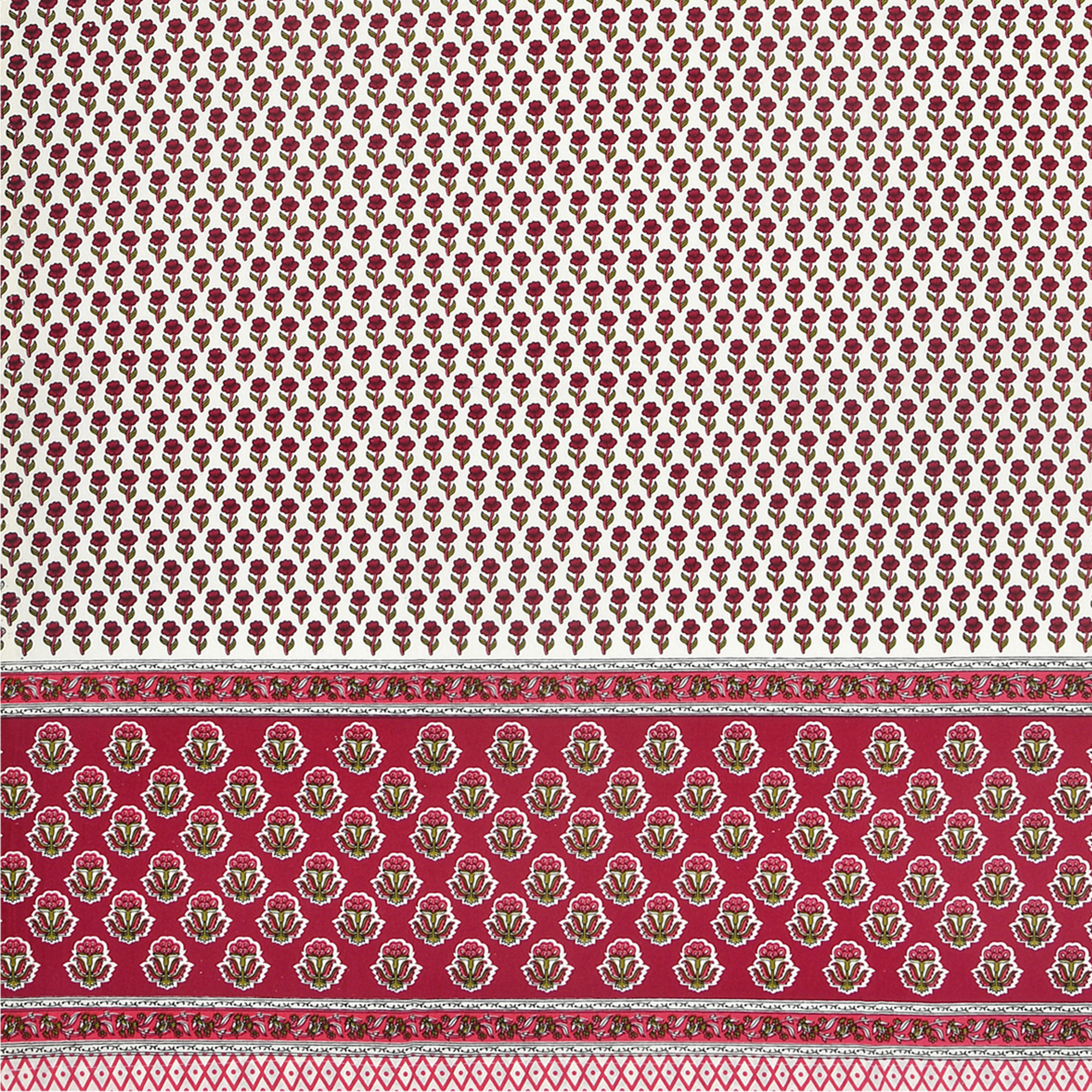 100 Cotton Room Darkening Curtains Pack Of 2 Curtains - Pink Floral