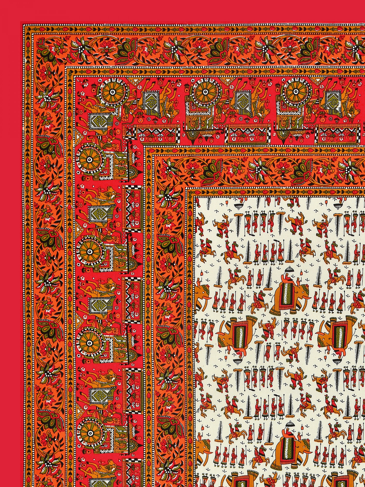 Royal Barat 210 TC Pure Cotton Single Bedsheet with 1 Pillow Cover