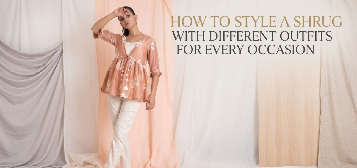 Style a Shrug with Different Outfits