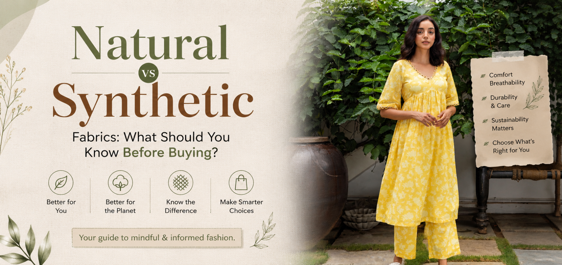 Natural vs Synthetic Fabrics
