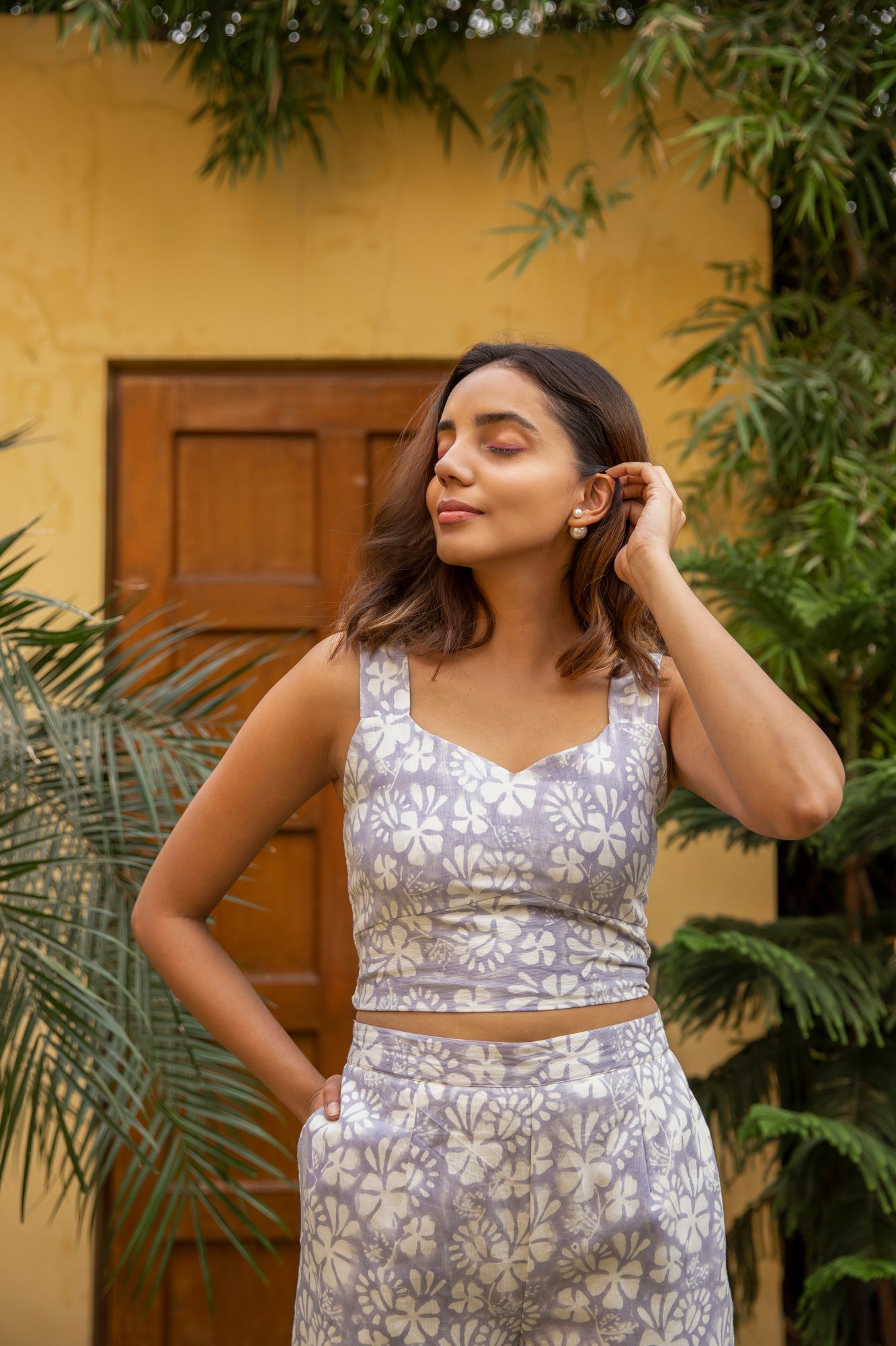 Lilac Botanic Cotton Co-ord Set